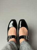 Glossy Mary jane - Balck