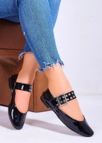 Glossy Mary jane - Balck