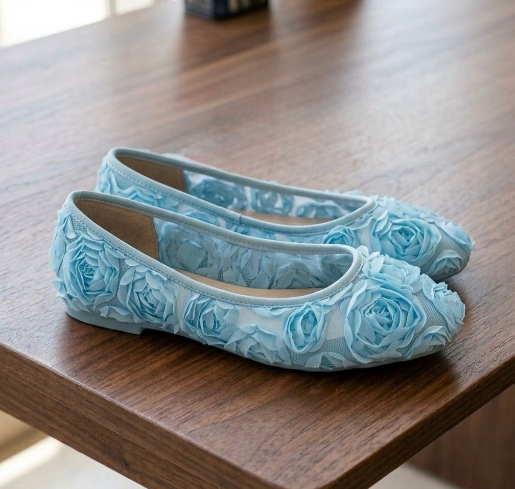 Flora flat- Blue