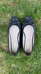 Polkadot flat - Black