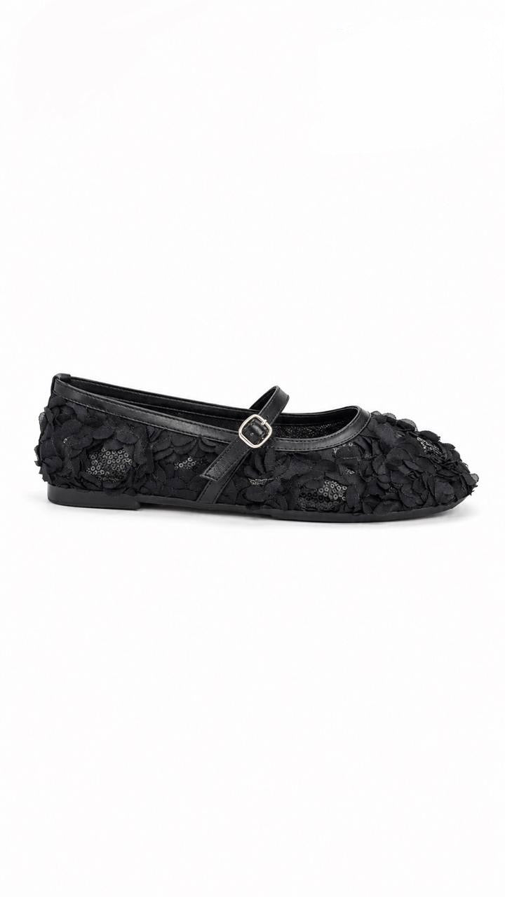 Flora flat - Black