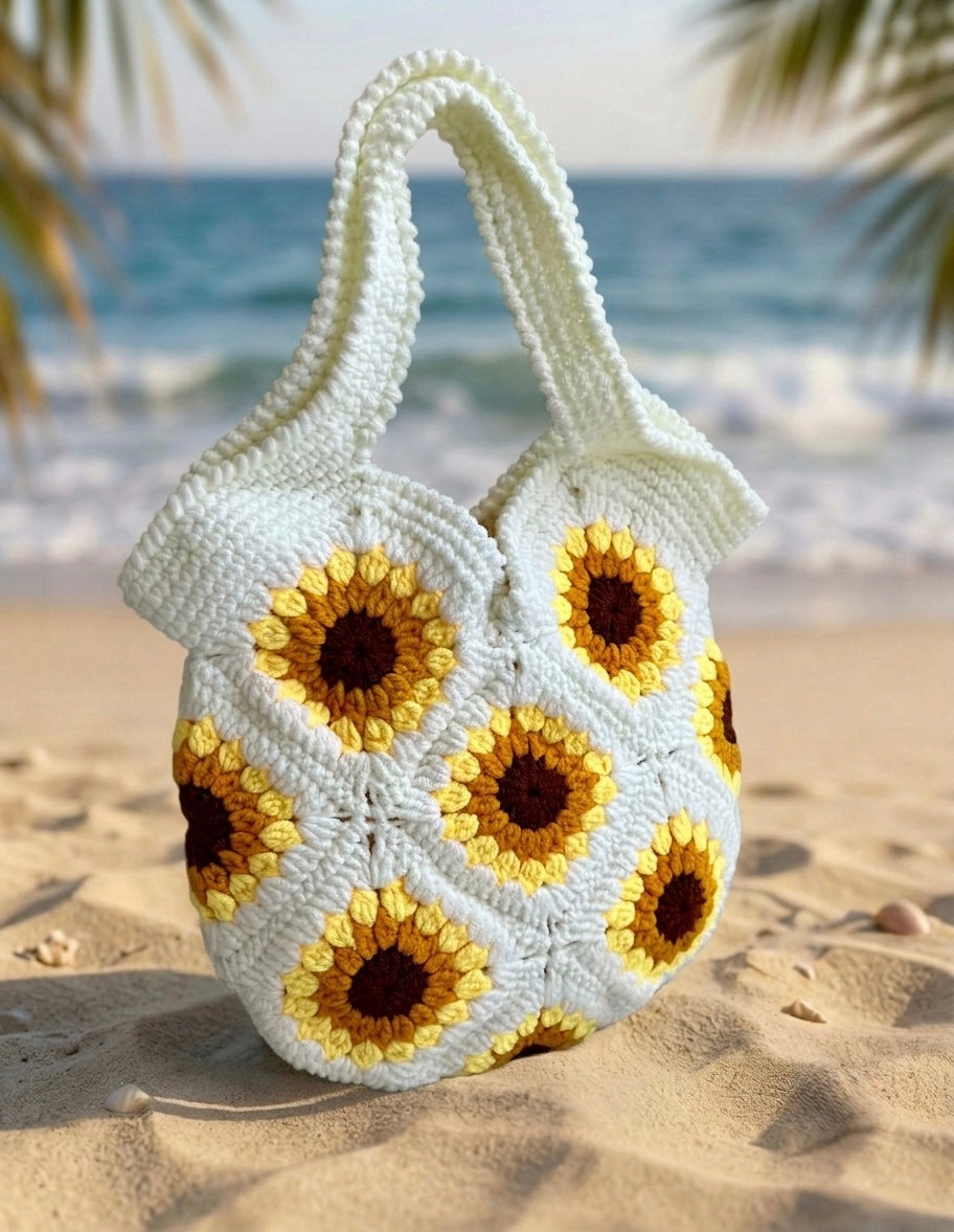 Sun flower tote