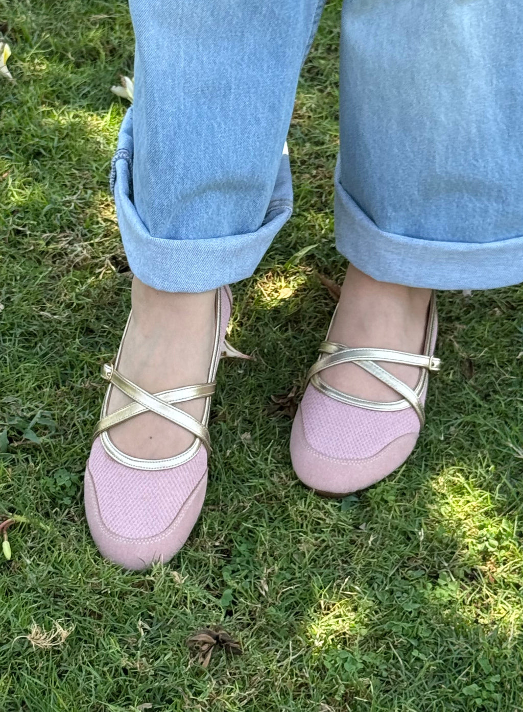 Marie strap flat - pink
