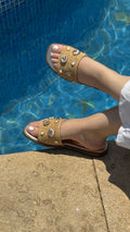 Marina slipper - Gold