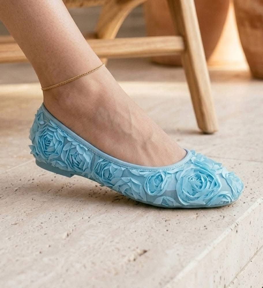 Flora flat- Blue