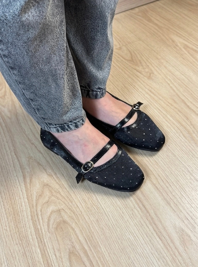 Strass Mary Jane - Silver