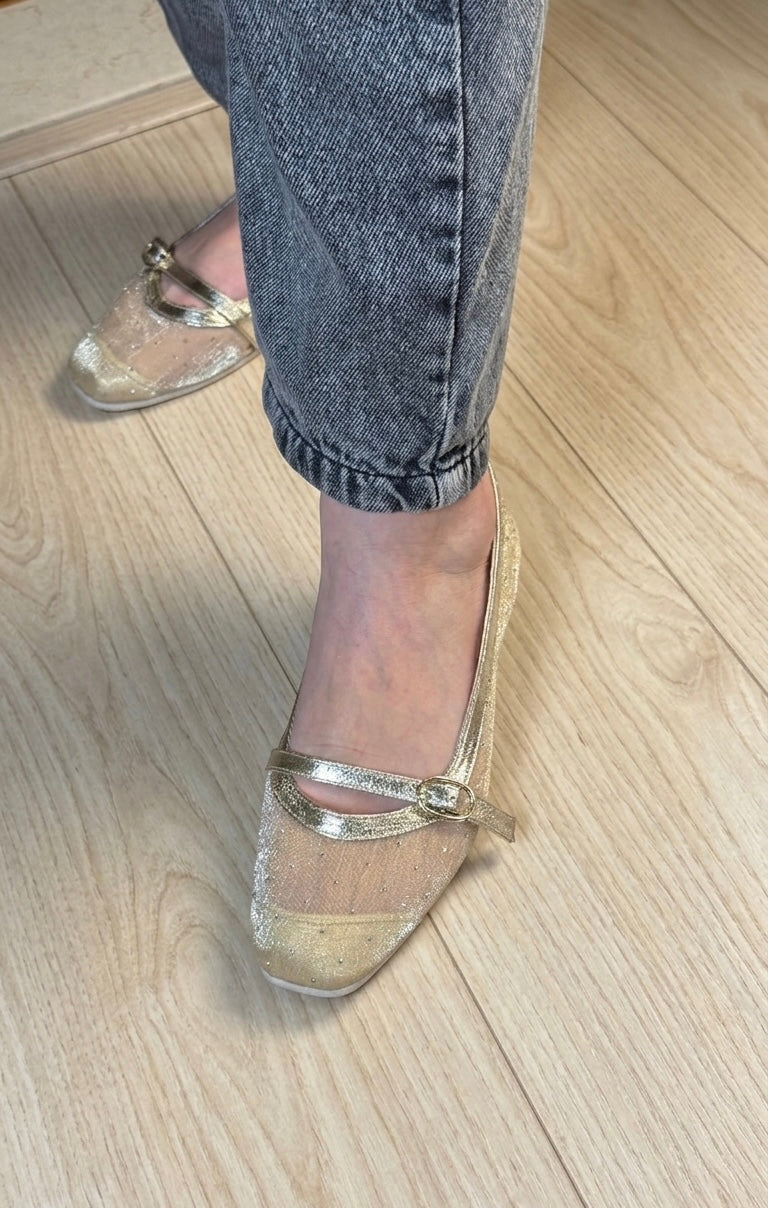 Strass Mary Jane - Silver