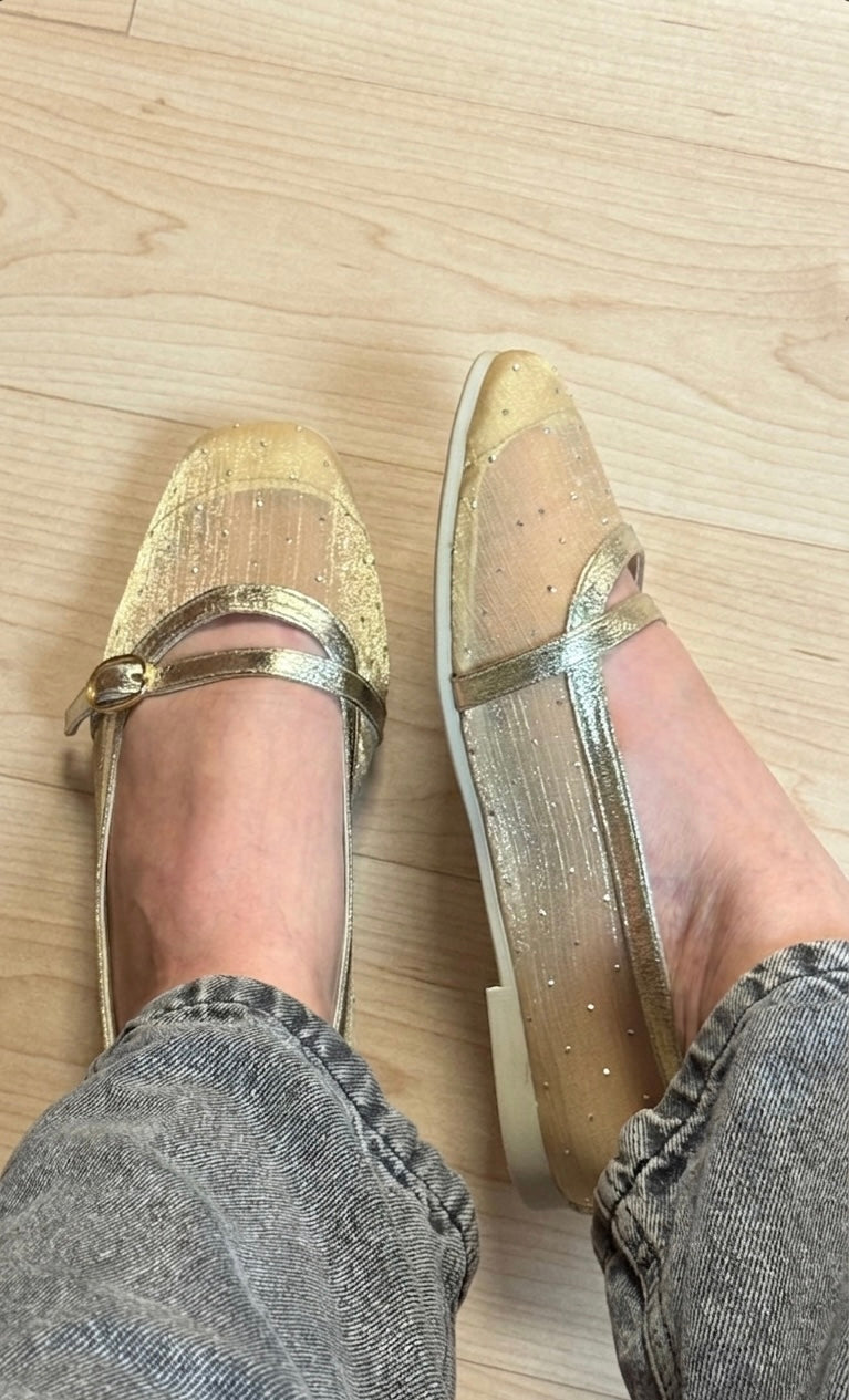 Strass Mary Jane - Silver