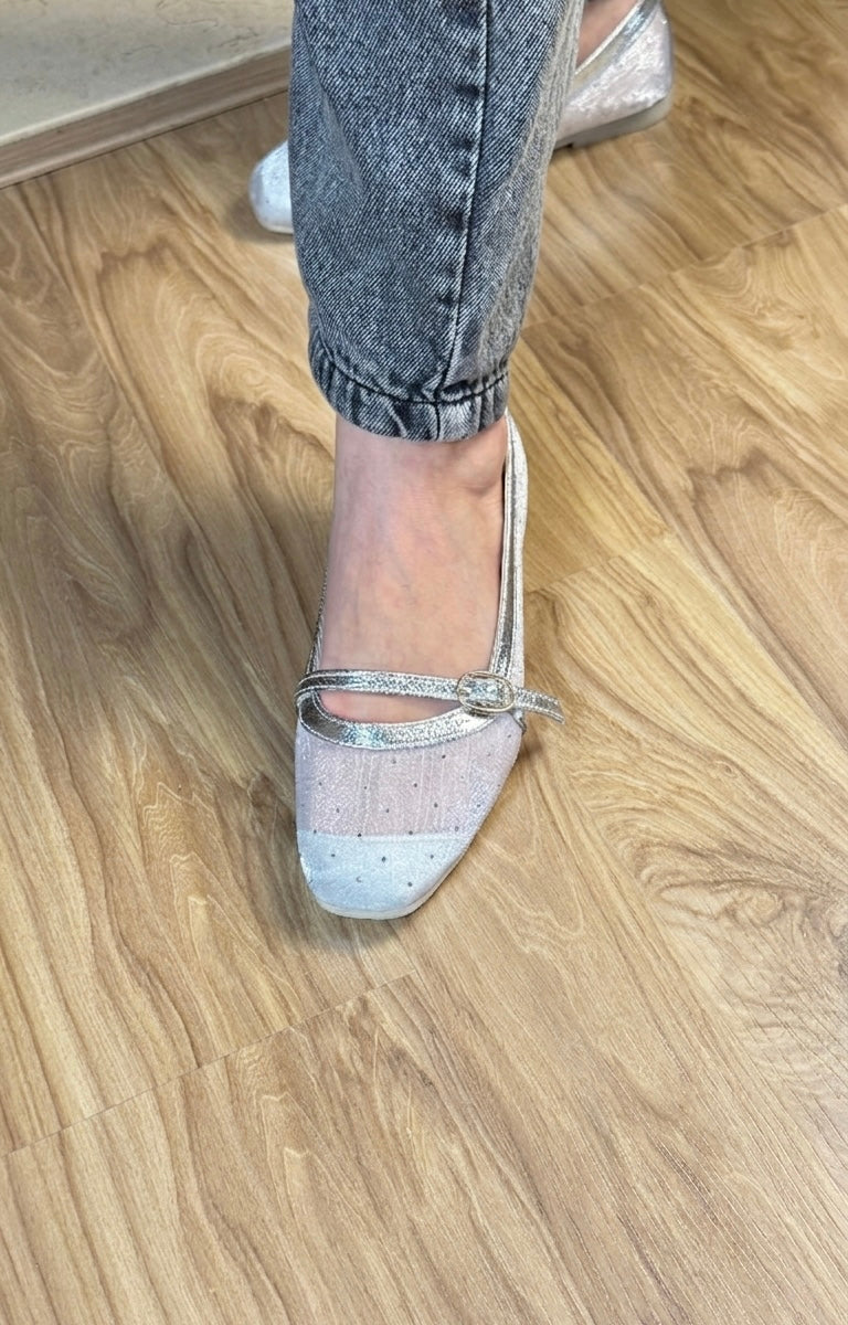Strass Mary Jane - Silver