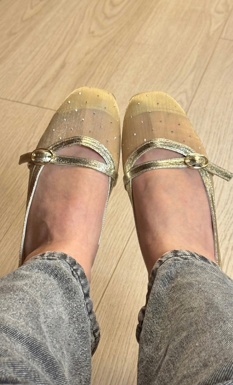 Strass Mary Jane - Silver