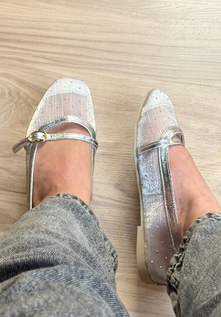 Strass Mary Jane - Silver