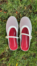 Mesh Mary Jane - White