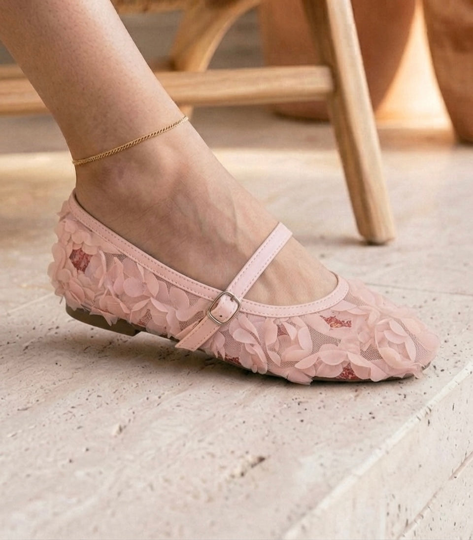 Flora flat - Pink