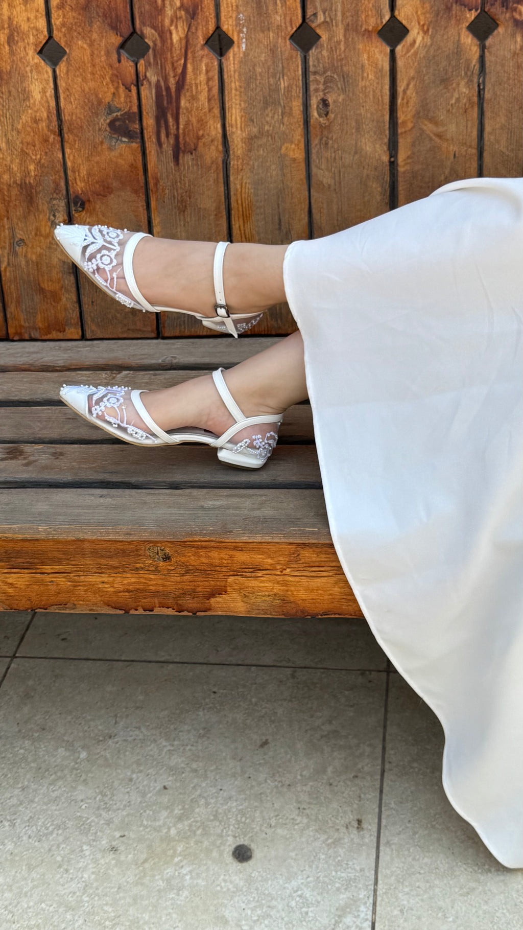 Donna heels - White
