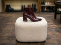 Glam corc boot -  Burgandy