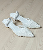 Bella Heels - White