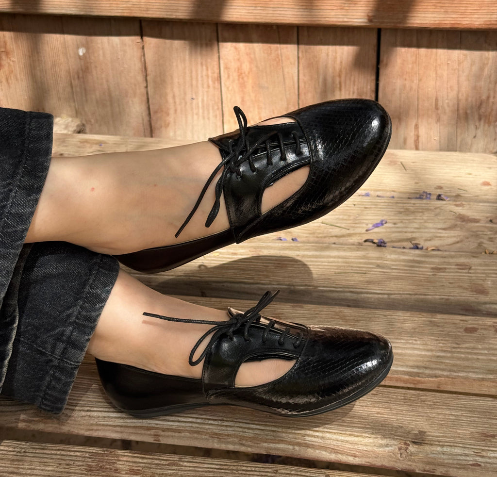 Metallic Flat Shoes