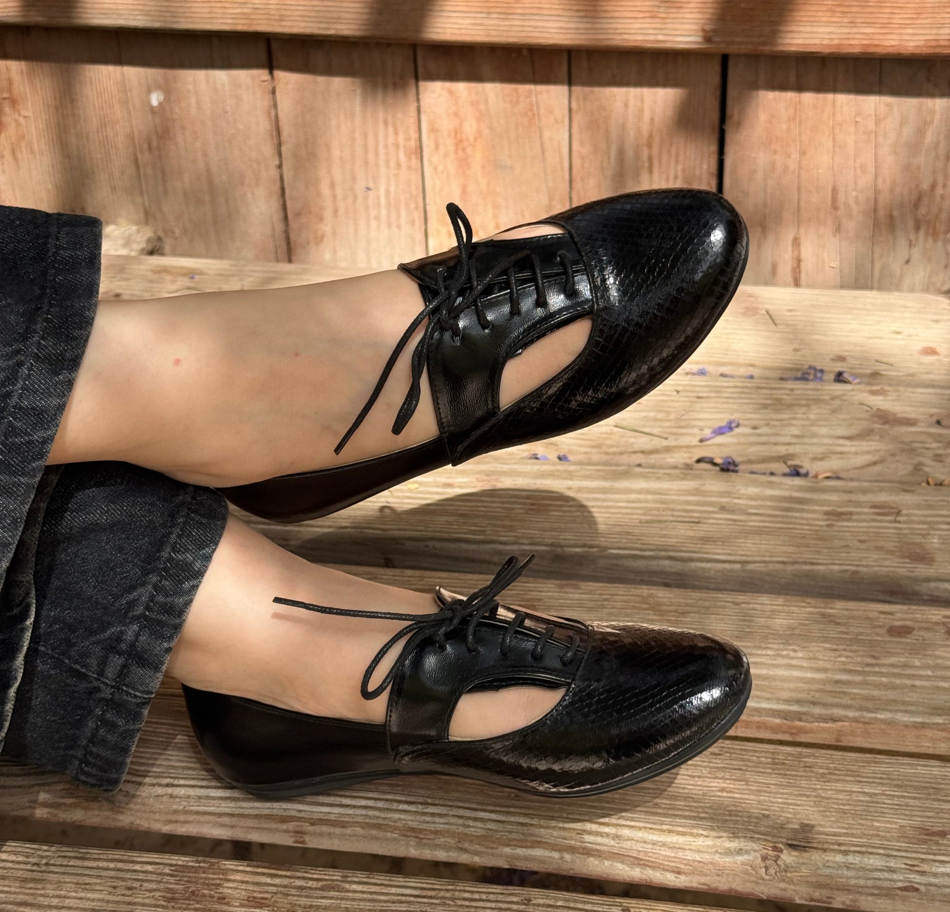 Metallic Flat Shoes