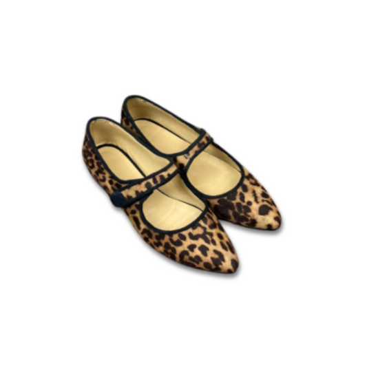 Leopard flat - black