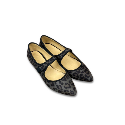 Leopard flat - black