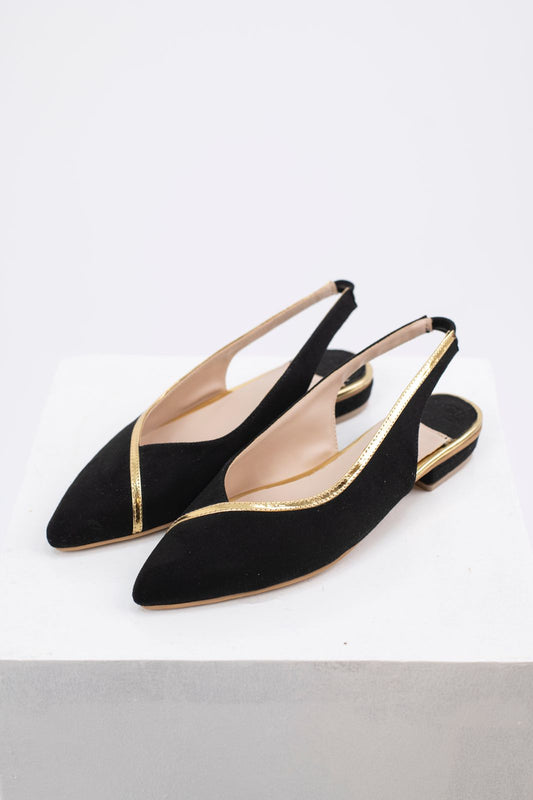 Classy flat shoes- black