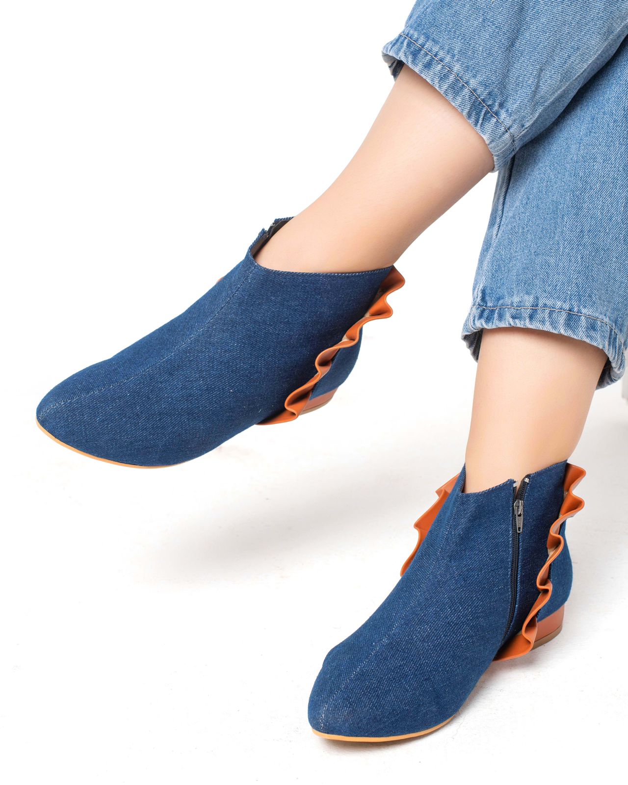 Flora boots- blue